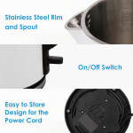 MIDEA 1.5L 1500W WHITE WATER KETTLE | MEK17DW-W - Image 4