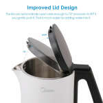 MIDEA 1.5L 1500W WHITE WATER KETTLE | MEK17DW-W - Image 5