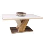 KIS VIGO RH SALON TABLE MDF/WHITE GLOSSY | CT-6186