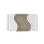 3 PIECE WAVE MOCHA SERVING SET | DBT-502328