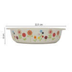 ROUND BAKEWARE WITH FLOWER DECAL | DBT-502458 - Image 4