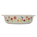ROUND BAKEWARE WITH FLOWER DECAL | DBT-502458 - Image 3