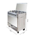 PREMIER 30" 6 BURNER GAS STOVE WITH OVEN SS | EF-6010GH(SS) - Image 8