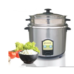 G-FORCE 4 CUP RICE COOKER WITH STAINLESS STEEL STEAMER | GF-P1155-567