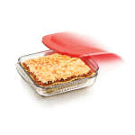 CRISA PYROREY SQUARE DISH WITH PLASTIC LID | 1793210