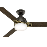 HUNTER CARRILLON 48" PLAFOND FAN WITH REMOTE AND LIGHT | 59363