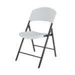 LIFETIME L/COMMERC. FOLDING CHAIR GY/RNDBCK | 851-80412