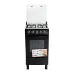 PREMIER 20" 4 BURNER GASRANGE WITH OVEN BLACK | EF-6652NG204B