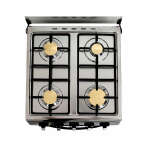 PREMIER 20" 4 BURNER GASRANGE WITH OVEN BLACK | EF-6652NG204B - Image 2