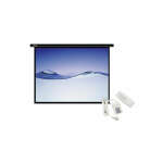 KLIPX ELECTRIC PROJECTION SCREEN 86" W/ REMOTE | KPS-501