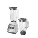 BLACK & DECKER 10 SPEED GLASS/PLASTIC JAR BLENDER WHITE | BLBD210GPW - Image 2