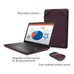 HP 15.6" AMD A4-9125 4GB SDRAM, 500GB HDD LAPTOP BUNDLE BERRY MAUVE | 15-DB0094WM - Image 3