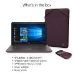 HP 15.6" AMD A4-9125 4GB SDRAM, 500GB HDD LAPTOP BUNDLE BERRY MAUVE | 15-DB0094WM - Image 8