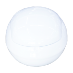 ESBS CHAIR WHITE FRAME + RED CUSHION RND EGG | B28WR - Image 2