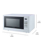 BLACK &DECKER 0.9 CU.FT DIGITAL MICROWAVE WHITE | EM925AFO-P1 - Image 6