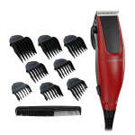 REMINGTON HOME STYLIST 14 PIECE SHAVER HAIRCUT KIT RED | HC1095