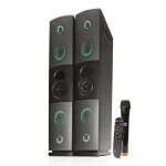 KLIP XTREME FLOORSTANDING SPEAKER SYSTEM WITH ADJUSTABLE LED LIGHTS & WIRELESS TECHNOLOGY | KFS-600