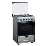 PREMIUM 4 BURNERS 24" STAINLESS STEEL FRONT GAS RANGE | PGS2406