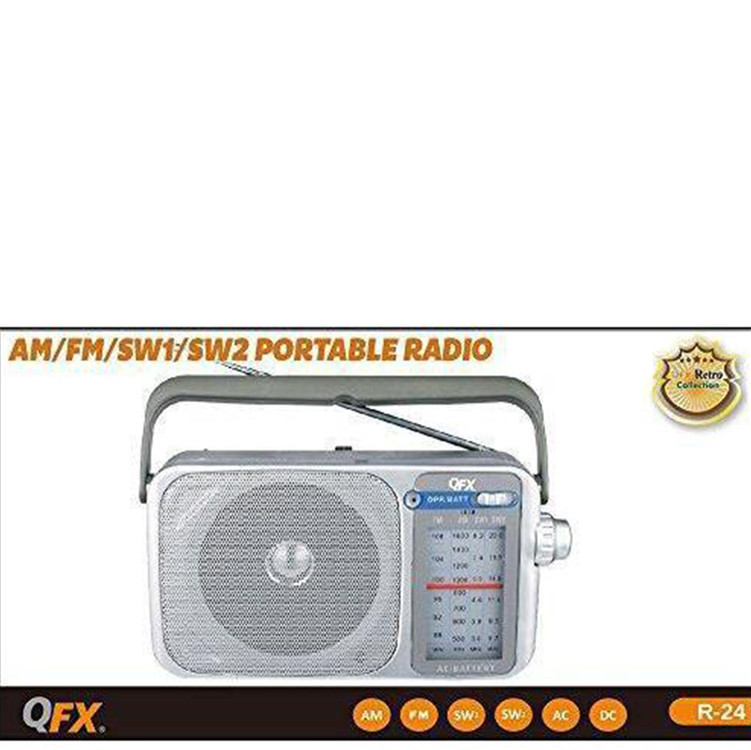 QFX PORTABLE AM/FM RADIO | R24