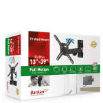 BARKAN 13"-39" FLAT/CURVED 3 MOVEMENT WALL MOUNT BLACK | 2300.B - Image 4