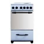 PREMIUM 20" 4 BURNER WHITE ELECTRIC RANGE | PRE2015GW