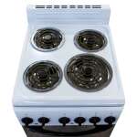PREMIUM 20" 4 BURNER WHITE ELECTRIC RANGE | PRE2015GW - Image 6