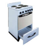 PREMIUM 20" 4 BURNER WHITE ELECTRIC RANGE | PRE2015GW - Image 5