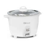 ELITE GOURMET 10-CUP RICE COOKER W/STAINLESS STEEL COOKING | ERC-2010