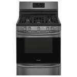 FRIGIDAIRE GALLERY 30" FREESTANDING GAS RANGE WITH AIR FRY BLACK S/S | GCRG3060AD
