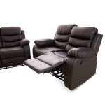 MONTECATINI BEVERLY RECLINER SET BROWN (CHAIR+LOVE SEAT+SOFA) | MBRSBR004 - Image 2