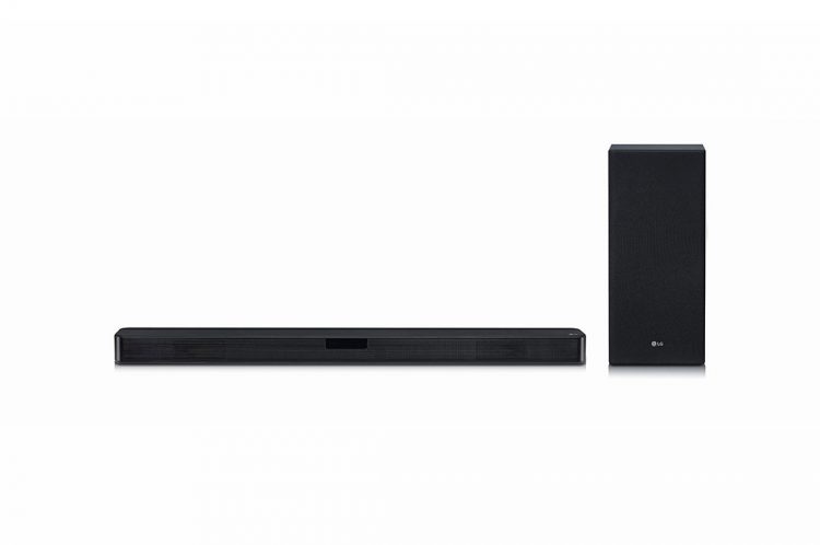 LG 2.1CH HIGH RESOLUTION SOUND BAR W/ DTS VIRTUAL:X & BLUETOOTH, BLACK | SL5Y