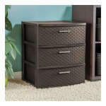 STERILITE 3 DRAWER WIDE WEAVE TOWER (EXPRESSO) | STL-25306P01 - Image 2