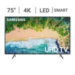 SAMSUNG 75" 4K UHD SMART LED TV | UN75NU6950