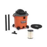 RIDGID 16 GAL.5.0-PEAK HP WET/DRY SHOP VACUUM W/ FILTER, DUST BAG, HOSE & ACCESIORES | WD1641 - Image 9