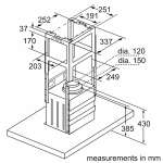BOSCH SERIE| 4 36" (90CM) ISLAND CHIMNEY RANGE S/S | DIB97IM50 - Image 5