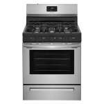 FRIGIDAIRE 30" 5 BURNERS GAS RANGE STAINLESS STEEL | FCRG3052AS