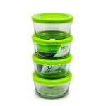KITCHEN CLASSICS 1CUP ROUND GLASS STORAGE | KC-82628