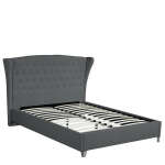 KENNEDY 211 X 171 X132cm FULL BED DARK GREY | P1779-0086