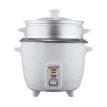 BRENTWOOD 10 CUP RICE COOKER WITH FOOD STEAMER WHITE | TS-380S