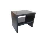 KIS PERTH BEDSIDE TABLE  MDF GLOSSY/BLACK| AU2714ZW