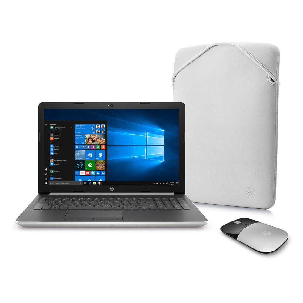 HP 15.6" LAPTOP BUNDLE AMD A4-9125 4GB SDRAM, 500GB HDD | 15-DB0093WM