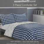 ESSENTIAL HOME CHAMBERS COMFORTER 3PC SET TWIN PK2 | 22751901CMS-NVY-IMP