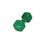 GYM DUMBELL VINYL DIPPING 2KG SET VAN 2 | G0196