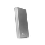 KLIPX POWERBANK 20000MAH 3.1A OUTPUT/ FLASHLIGHT SILVER | KBH-205SV