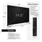 SAMSUNG QLED 75" TV 8K UHD 4230P SMART | QN75Q900RBFXZA - Image 3