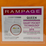 RAMPAGE SOLID 4PC SHEETS ORANGE QUEEN | RPSS4-001QUOR