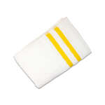 PRIMO BATH TOWEL 30X54 ZERO TWIST WHITE/ COL ASSTD 2 STRIPES | 43269 - Image 2