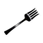 LILLIAN PLASTIC SALAD SERVING FORK BLACK  | 61008 - Image 2