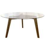COFFEE TABLE OAK / GLASS TOP | 852-86669