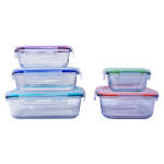 GLASS CONTAINER 5PCS SET | CPEL-159